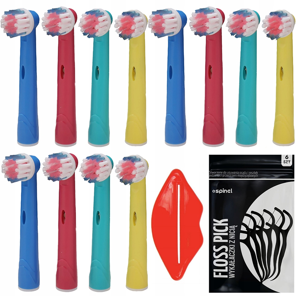 

12 Końcówek Do Szczoteczki Oral-b Braun Dla Dzieci