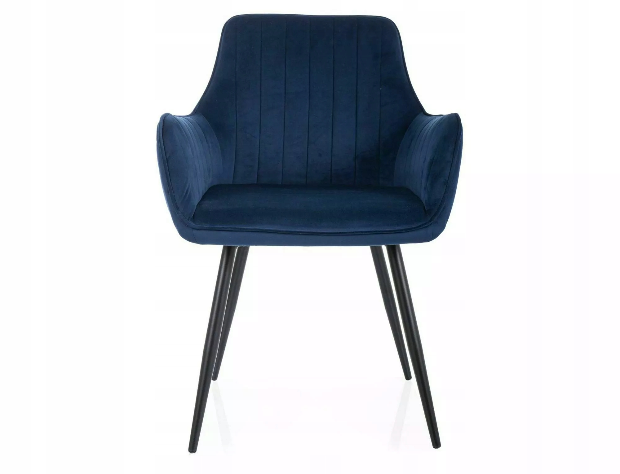 Čalúnená stolička Apple Velvet čierna/granátová Sig