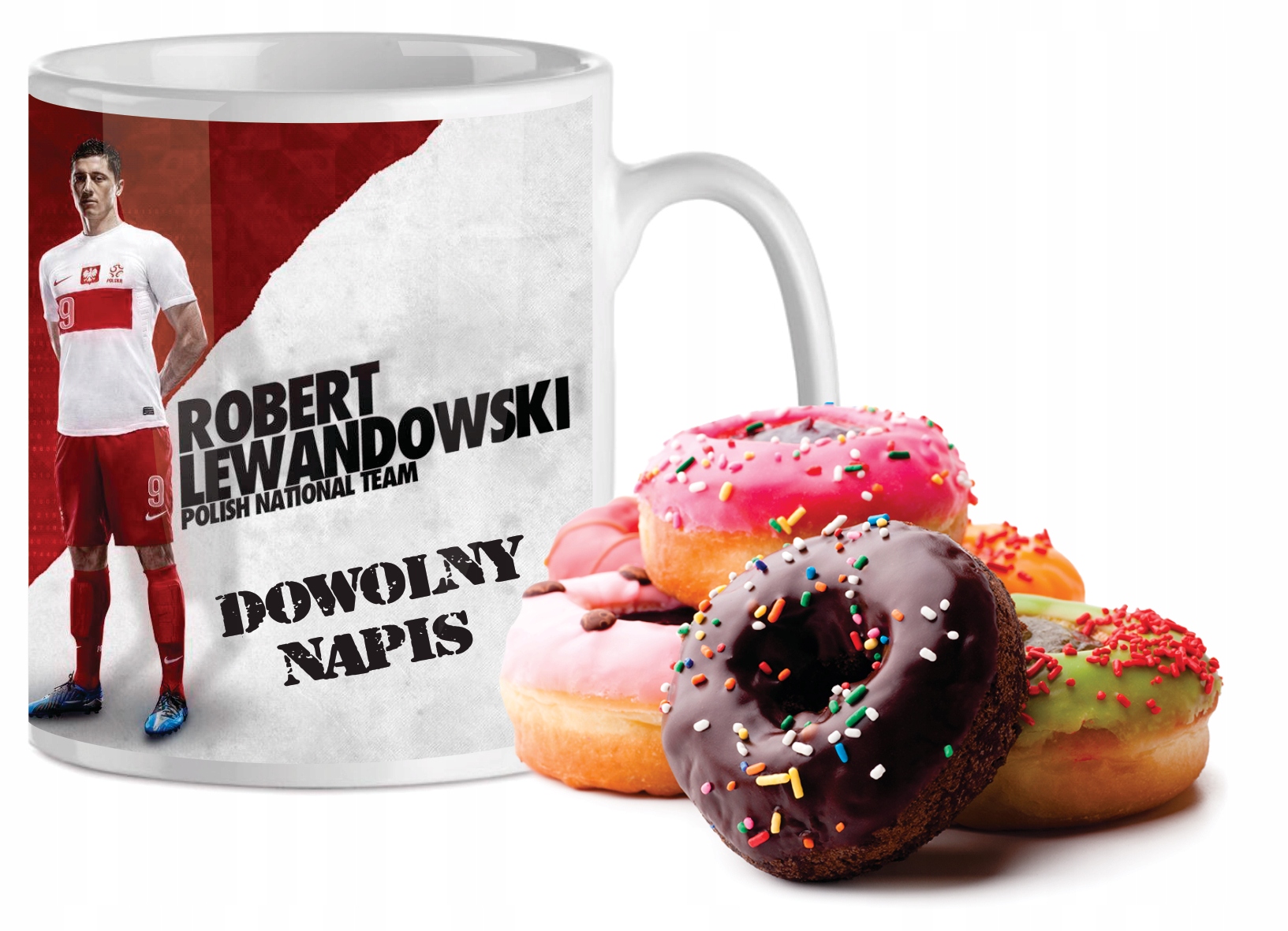 

Kubek z motywem Robert Lewandowski Imię