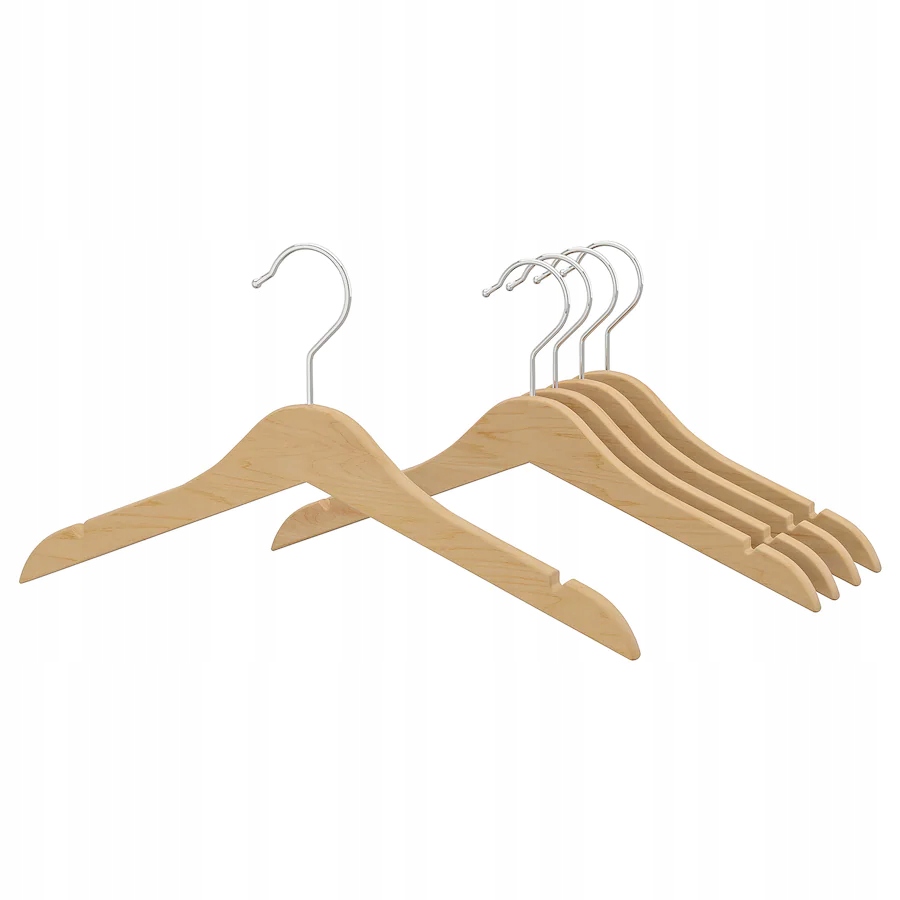 

Ikea Hanga Wieszak dziecięcy naturalny 5 sztuk
