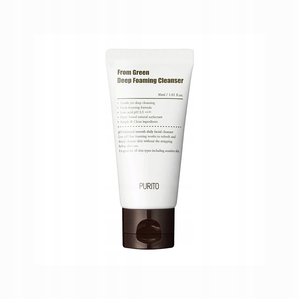 Purito From Green Deep Foaming cleanser jemná čistící pěna s Pupečníkem A