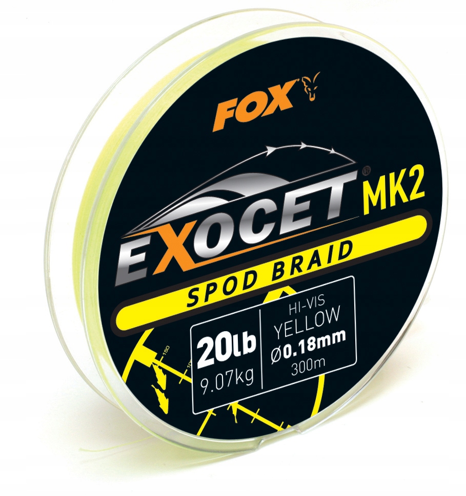 Plecionka Exocet Mk2 Spod Fox Braid 0,18mm 300m