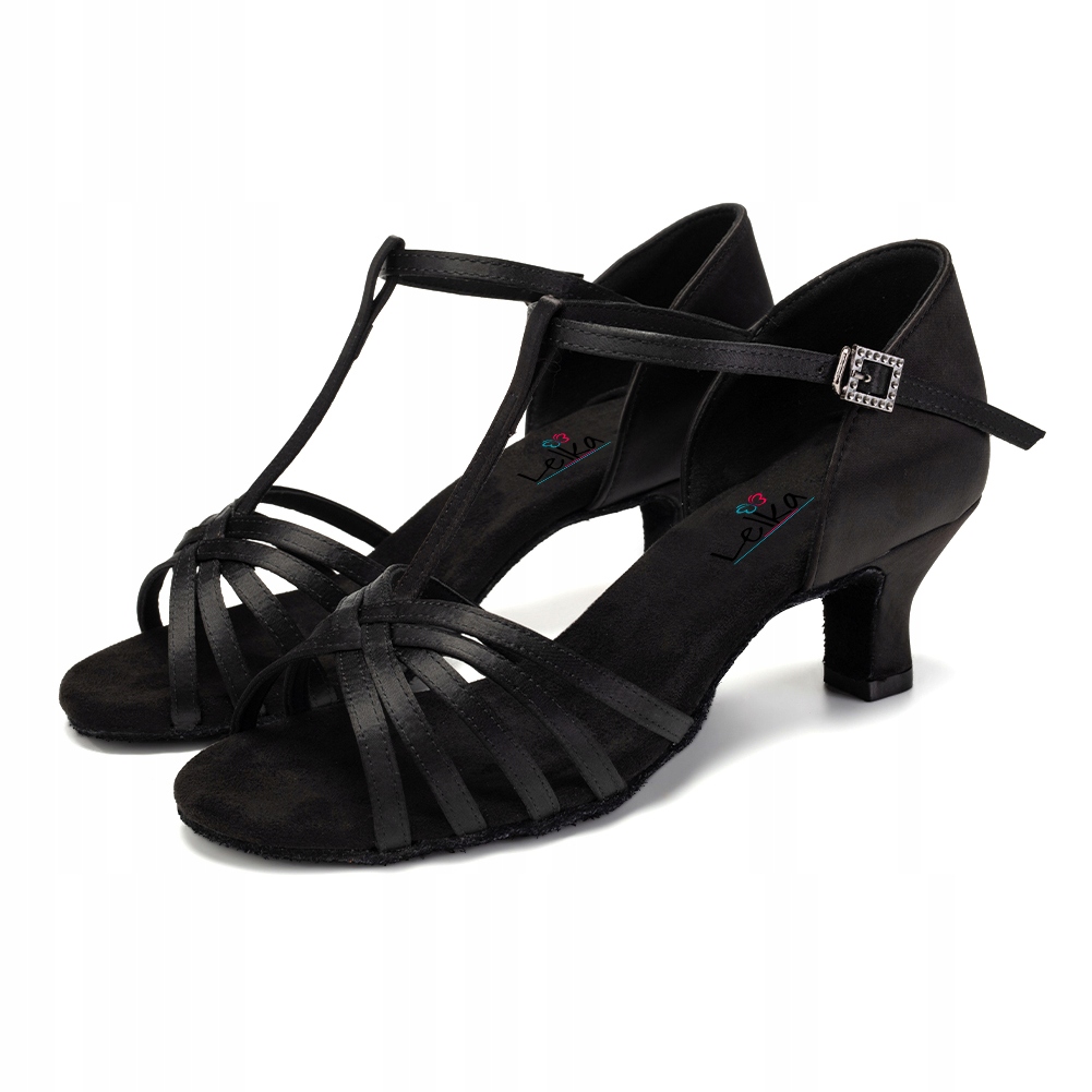 Buty Do Tańca Taneczne Latino Czarne Black 5,5cm