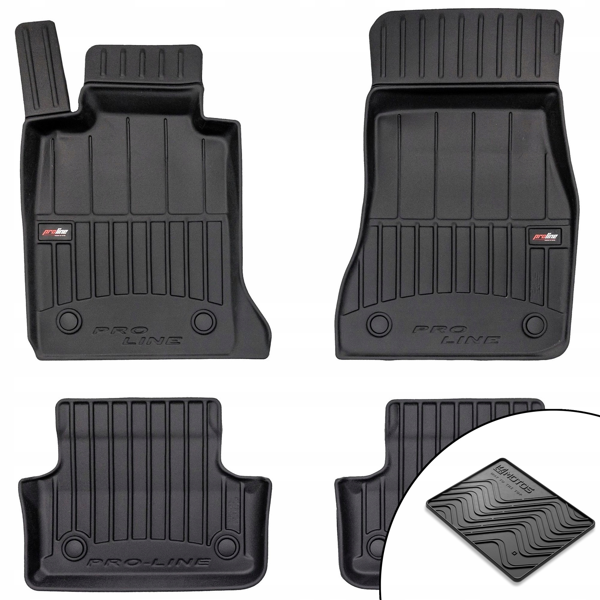 3D gumové rohože Bmw radu 5 G31 2017-2023 rohož zdarma