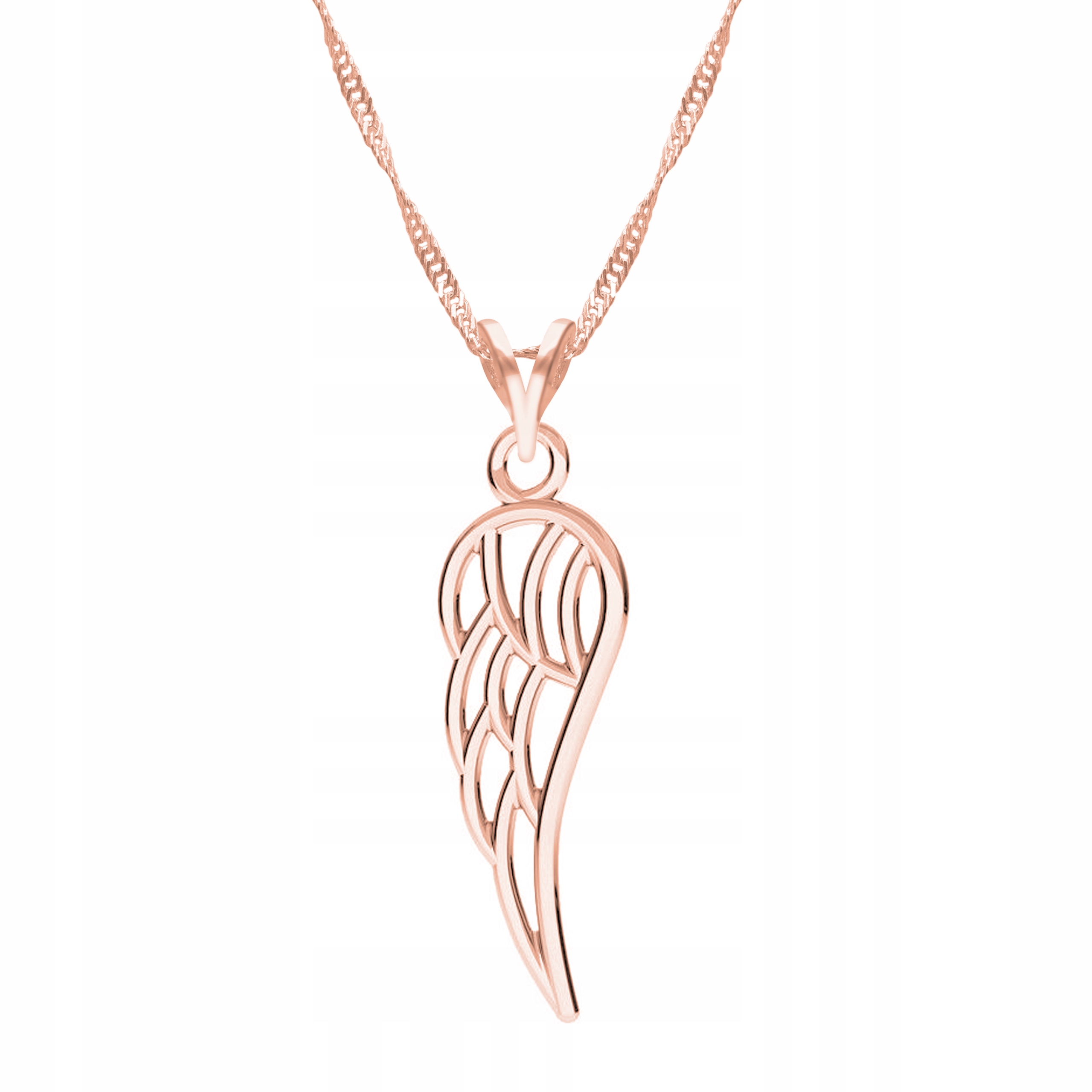 Řetízek zlatý náhrdelník 925 Křídlo Wing