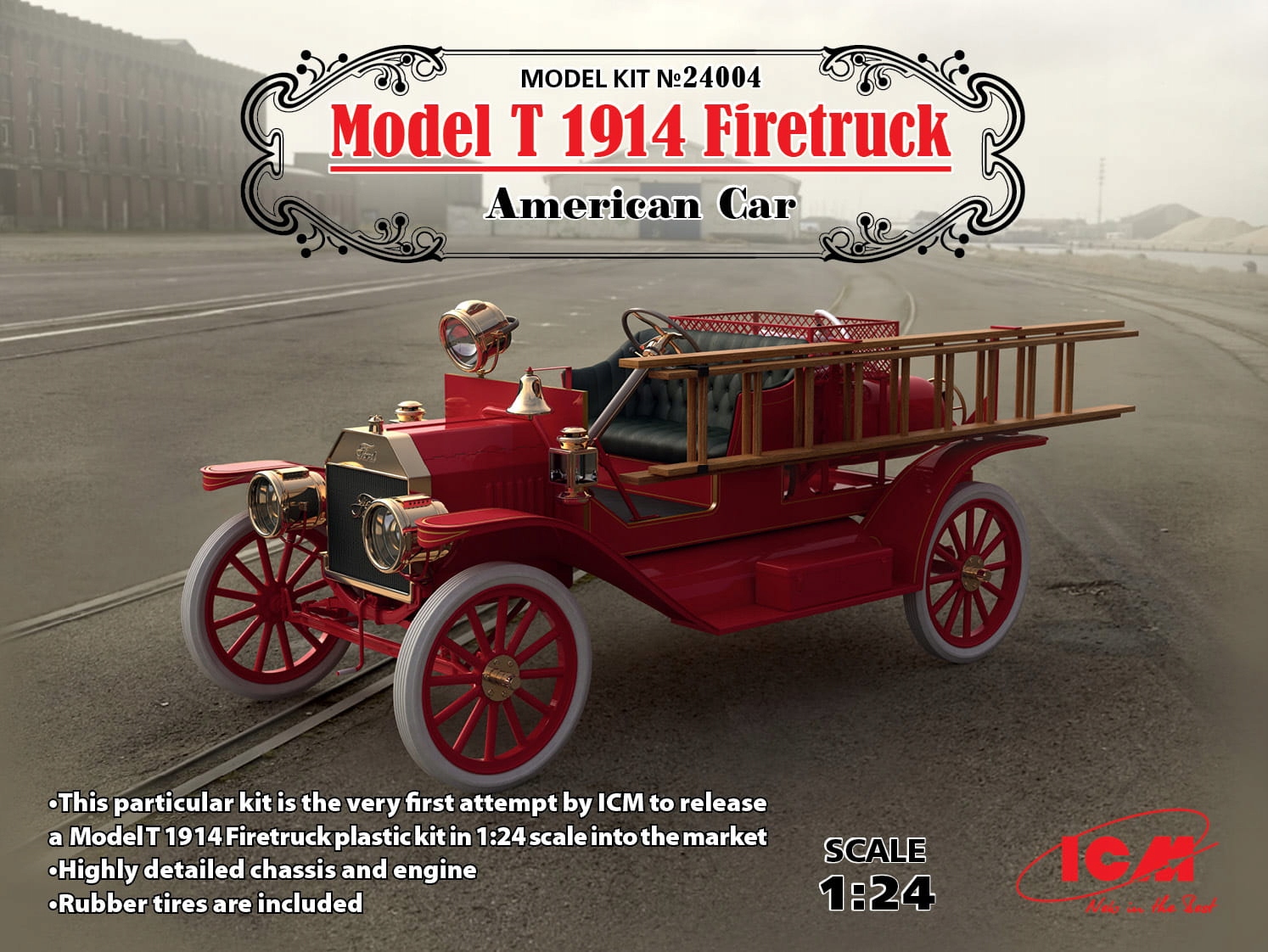 Model T 1914 Firetruck 1:24 ICM 24004