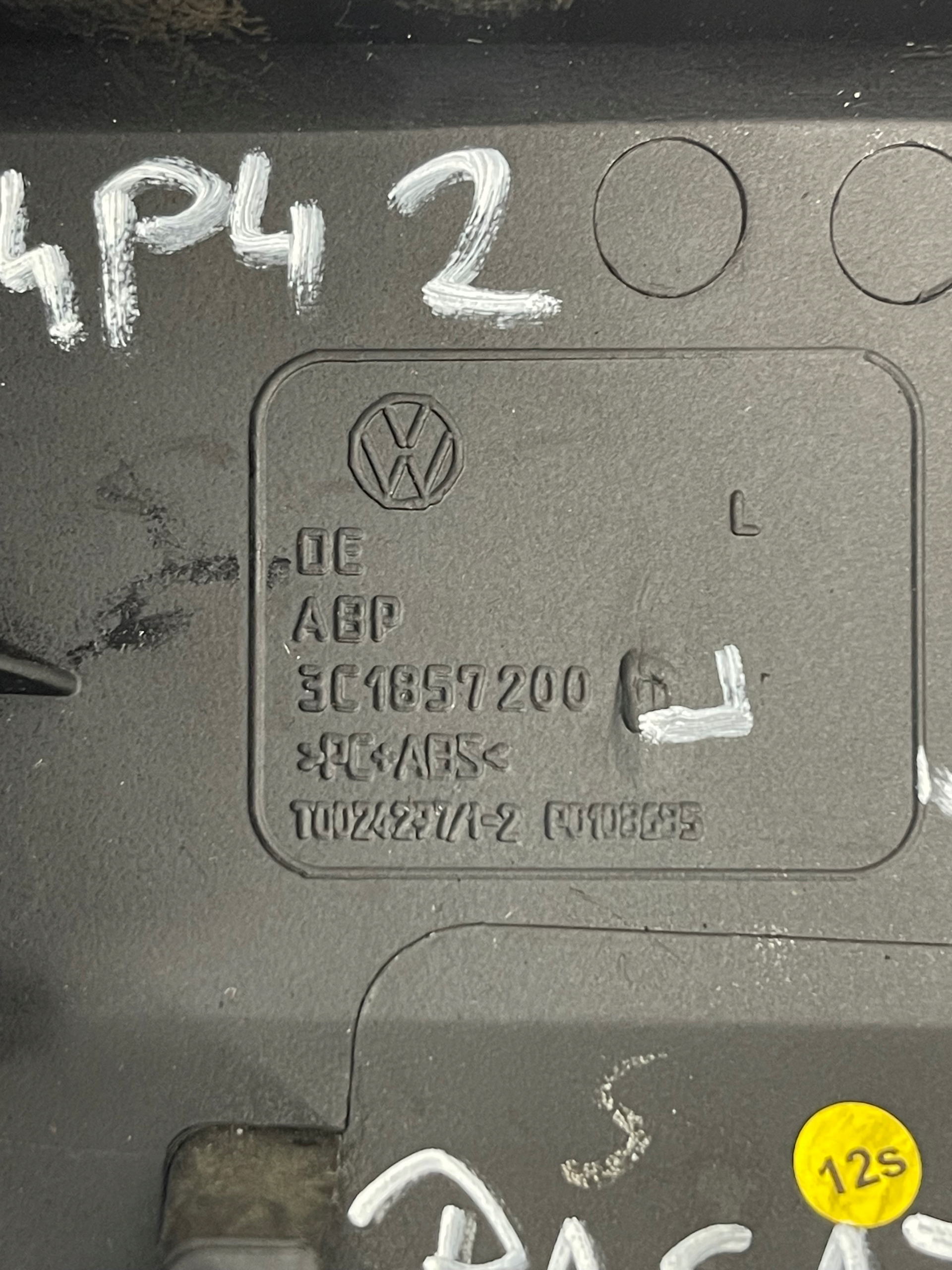 VW PASSAT B6 cover lower ignition 3C1857200D Ze ignition