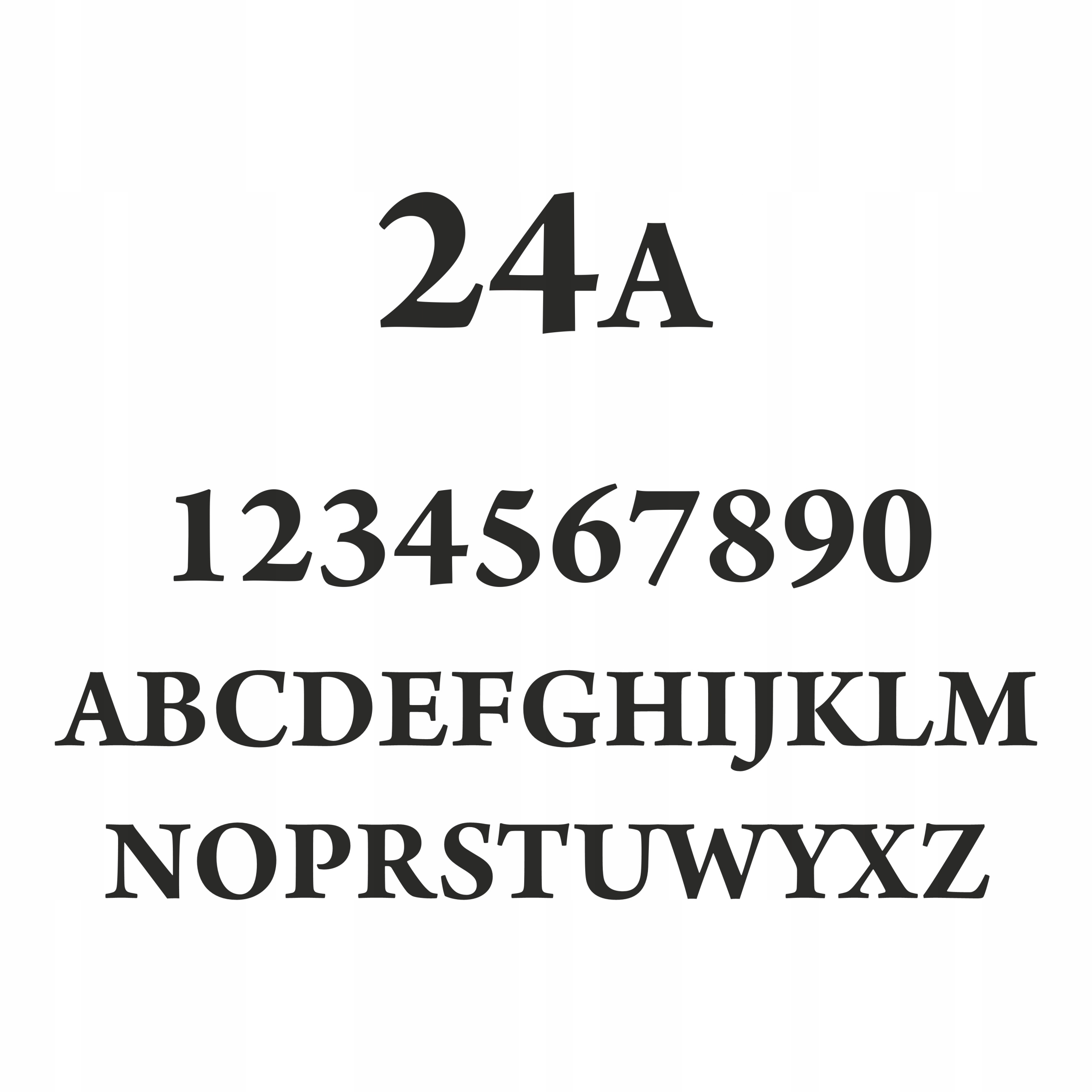 NUMER NA DOM DRZWI CYFRY LITERY NUMER DOMU BUDYNEK ADRES KOLORY - M1 40 cm Kod producenta M1-40