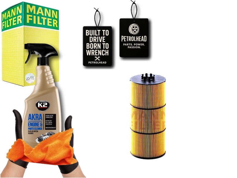 Olejový Filtr Mercedes Actros Mann-filter #Petrolhead Pro+ Kit12