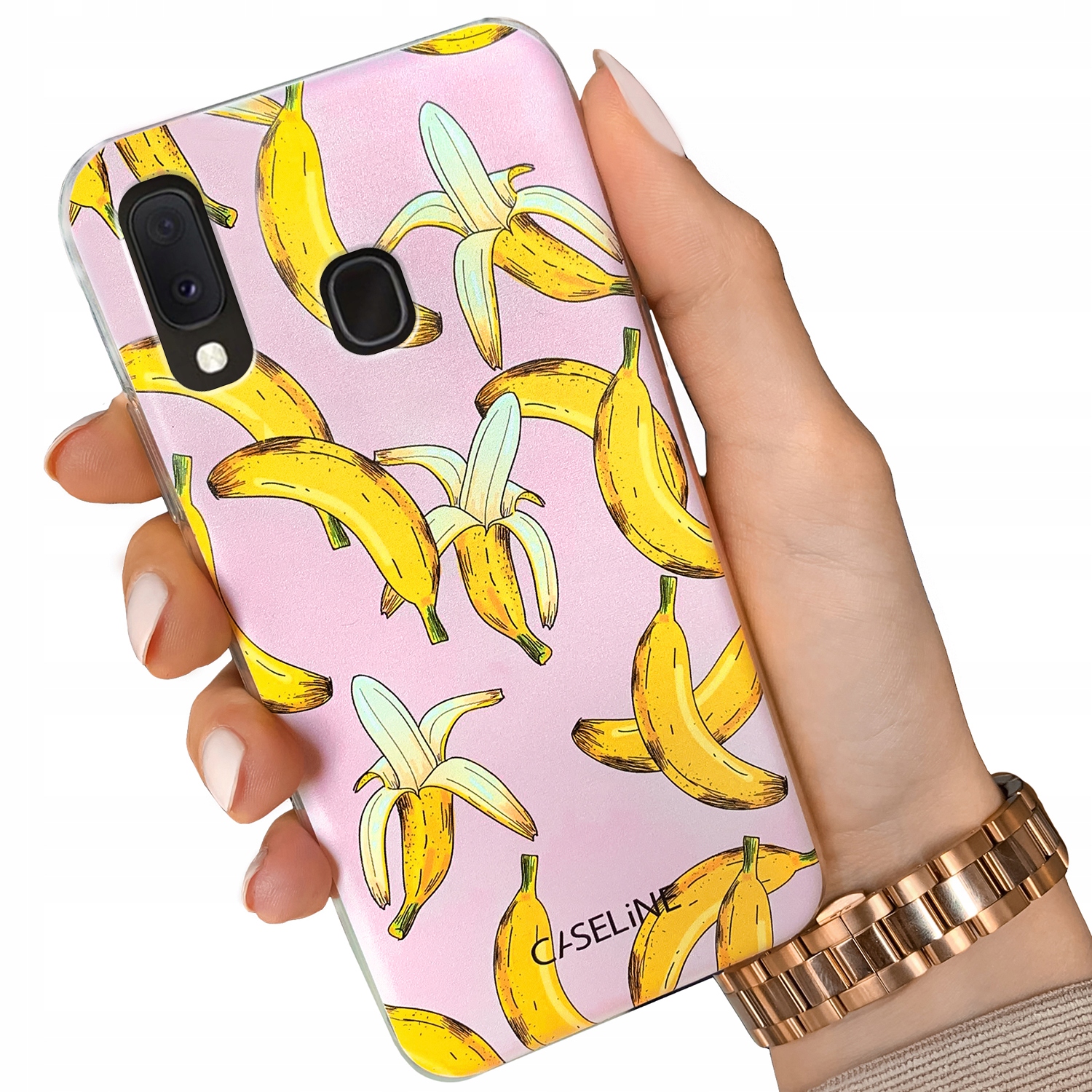 

Etui do Samsung A20E guma silikon wzory + Szkło