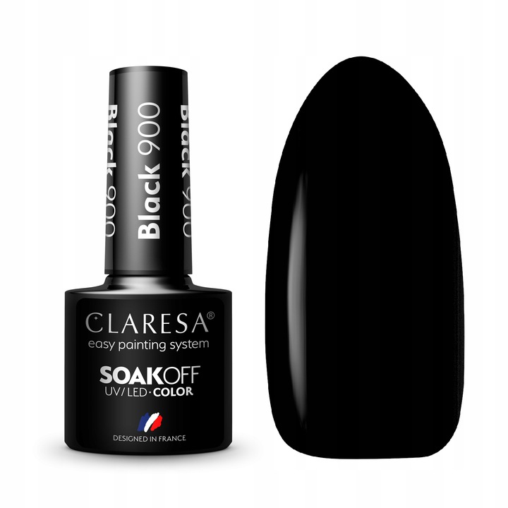 

Claresa Lakier hybrydowy Black 900 -5g