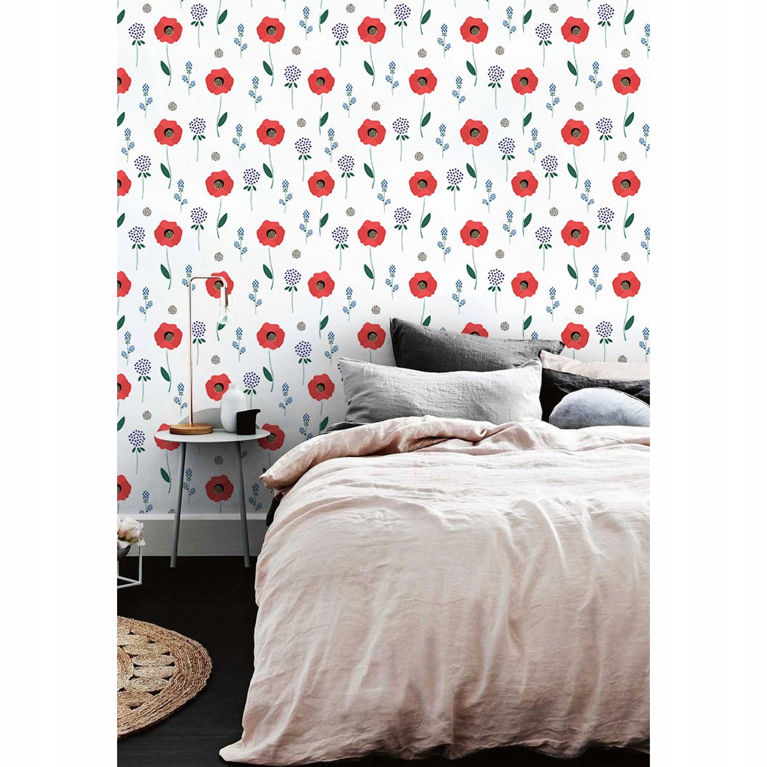 

Fototapeta ścienna Czerwone kwiaty polne 290x290cm