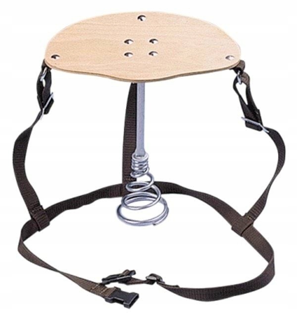 Siodeło, Krzesło dojarza, regulowane pasy, Kerbl, stołek do dojenia krów