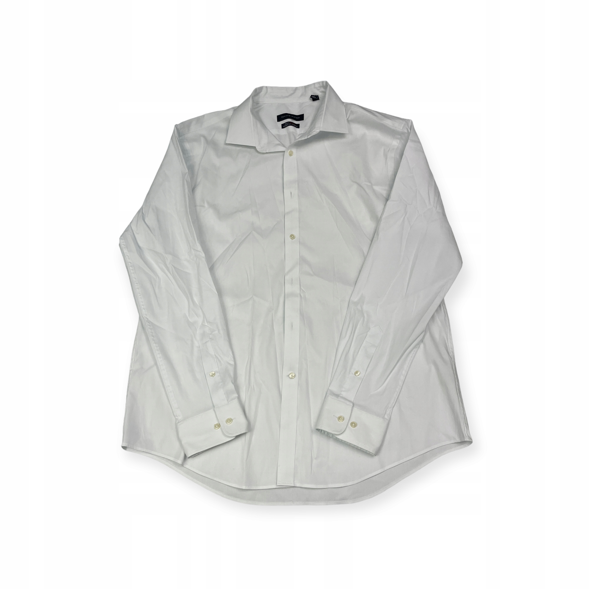 Bílá pánská košile s dlouhým rukávem Tommy Hilfiger L