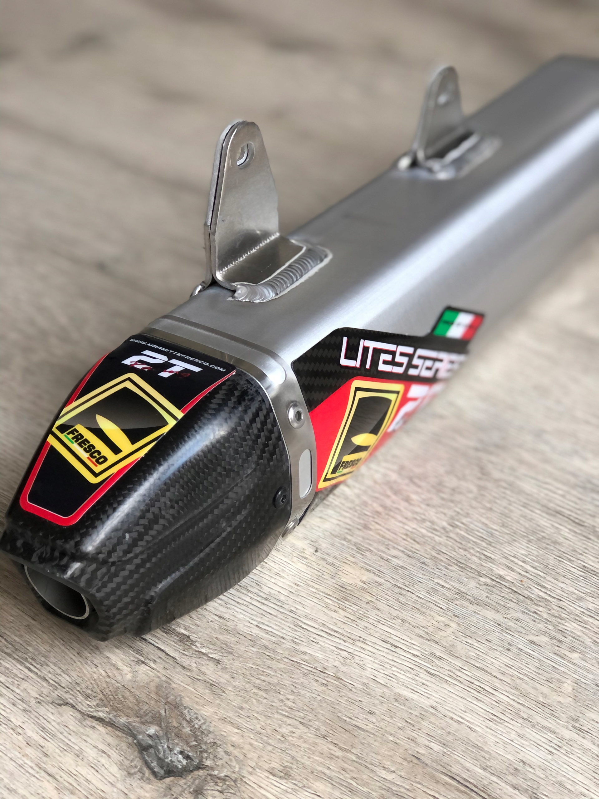 Sherco 250 300 15-18 tlmič výfuku Fresco carby Cubamoto