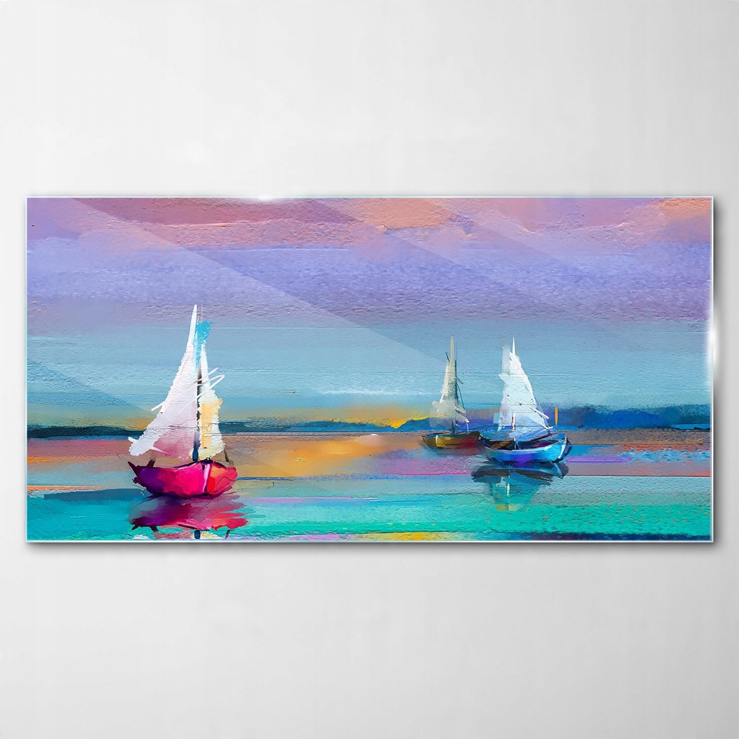 

Hartowany Obraz Szklany Woda Łódka Morze 120x60