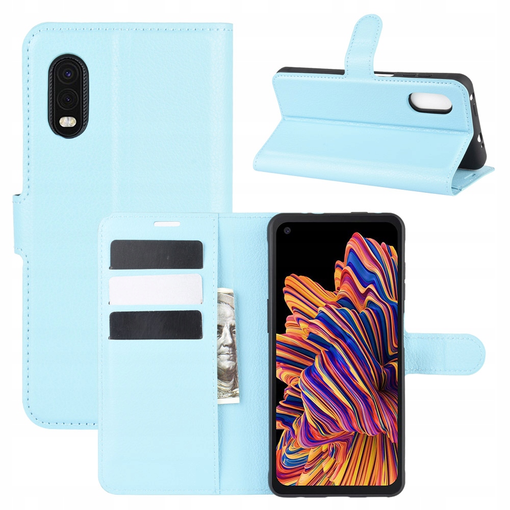 

Etui Portfel Litchi Pokrowiec Do Galaxy Xcover Pro