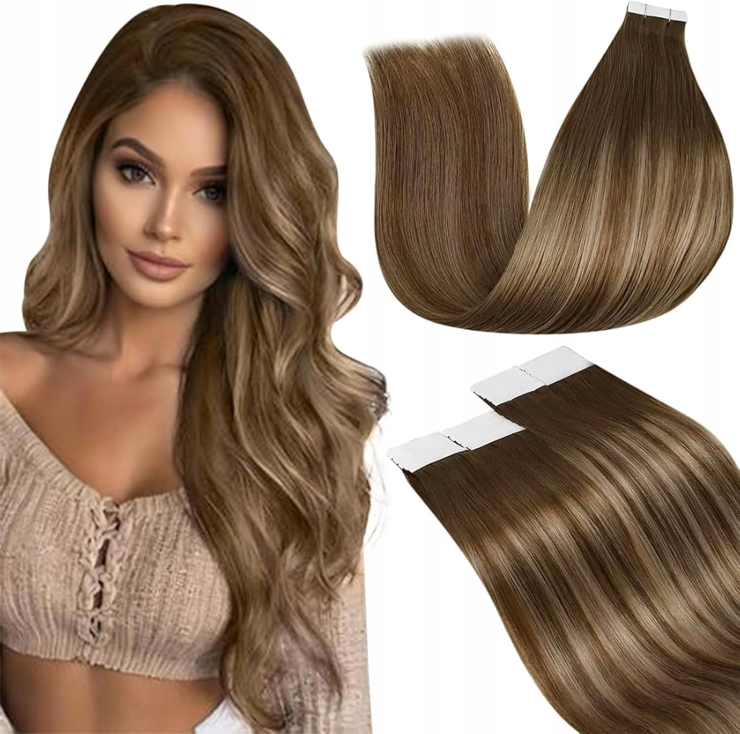 Laavoo Pasma tape on włosy naturalne 3/8/24 12" 30g