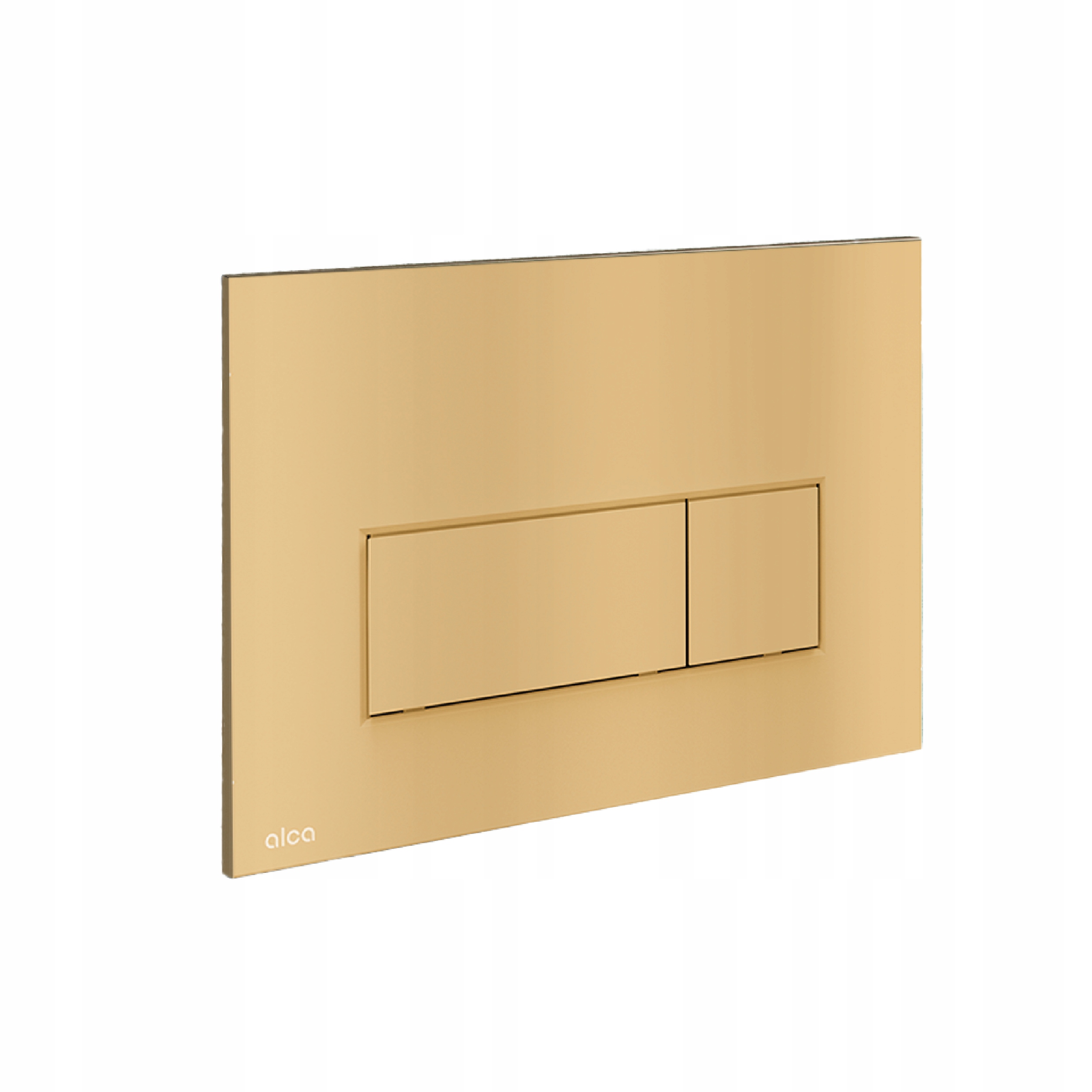 Tlačítko do Wc rezervoárů Zlatý Mat Alcaplast Delfin Plochý profil Thin