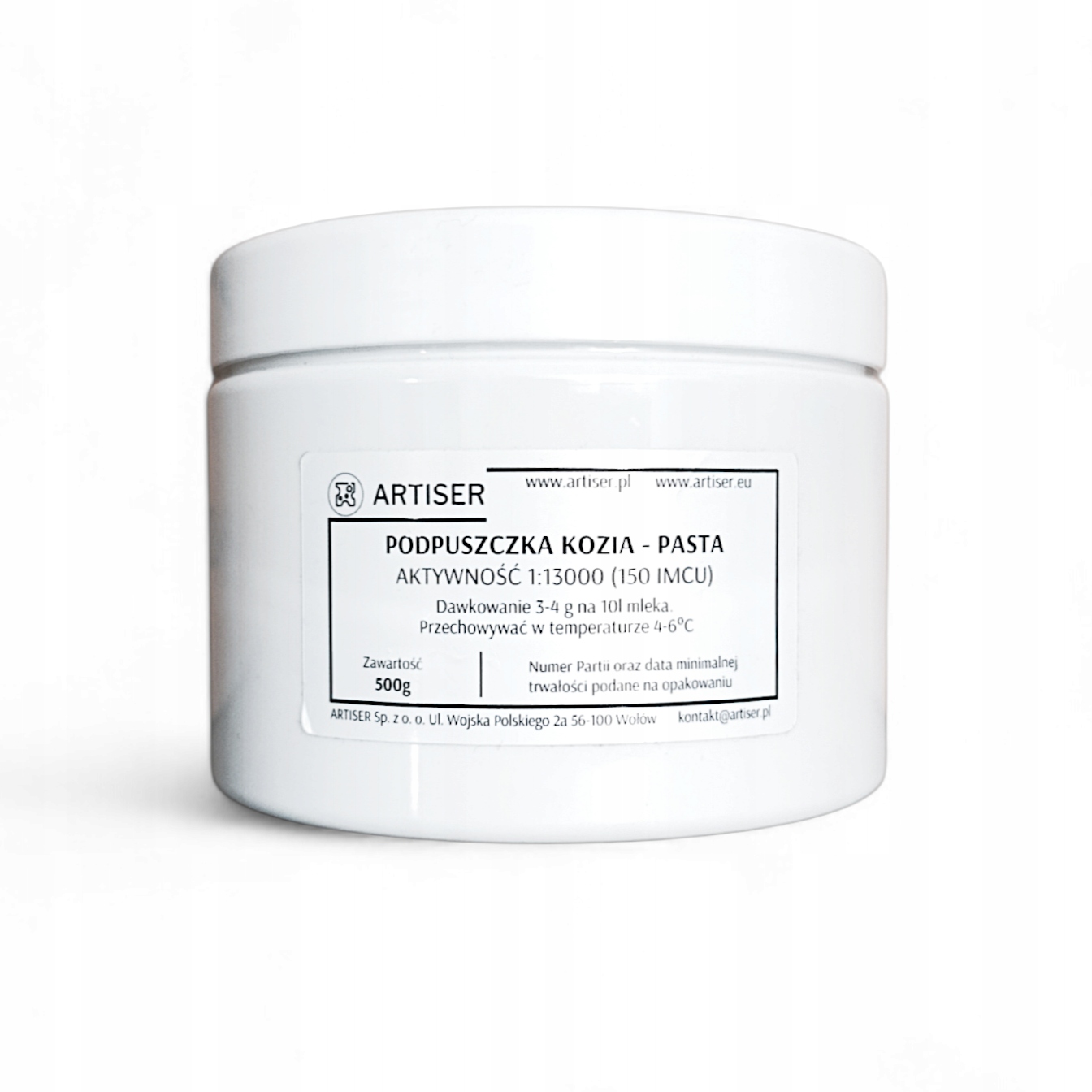 Levně Artiser syřidlo kozí v pastě 500 g