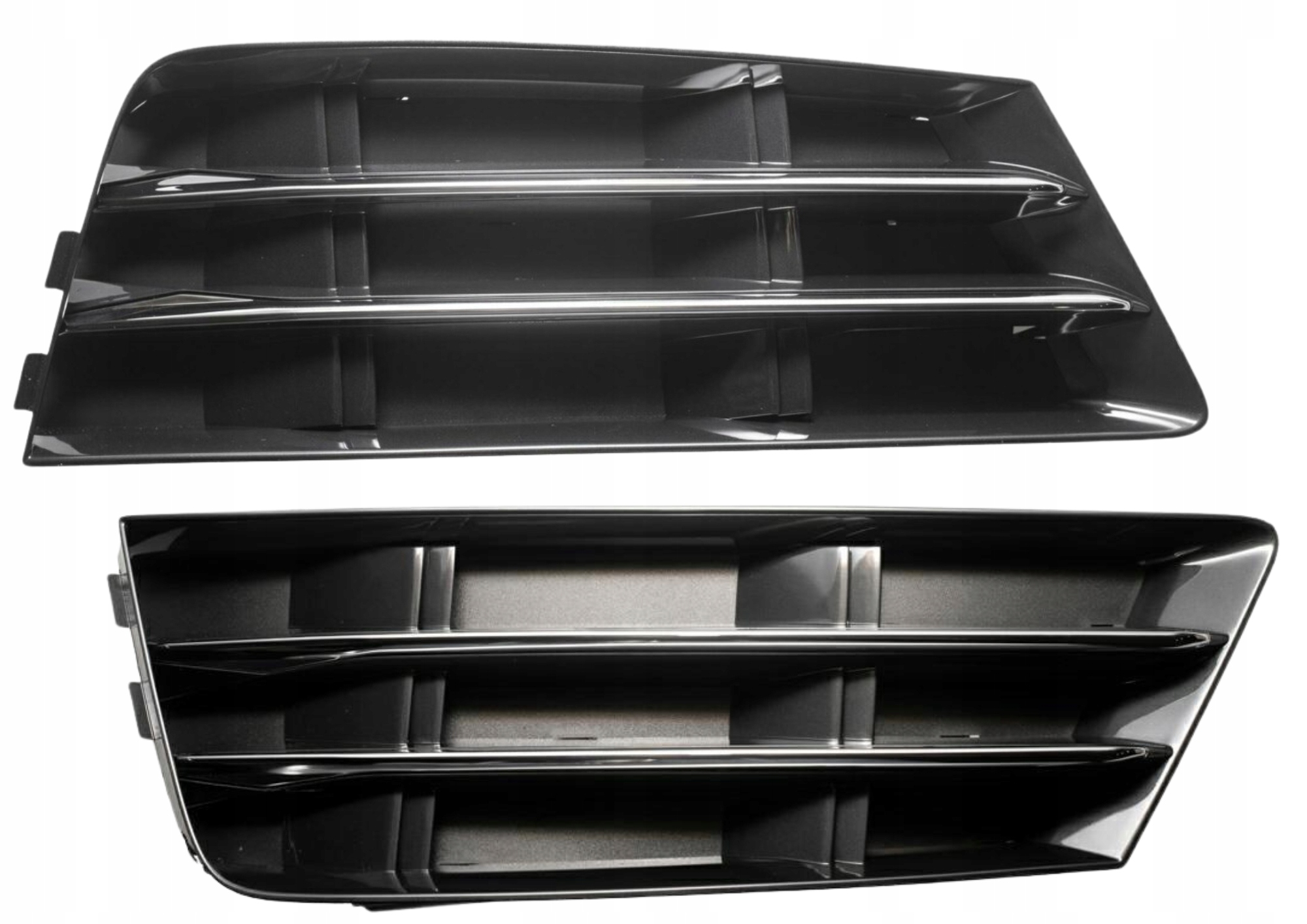 Audi A4 B9 2016-2019 Atrapy Mřížky Předního Nárazníku Lesk P+l Komplet