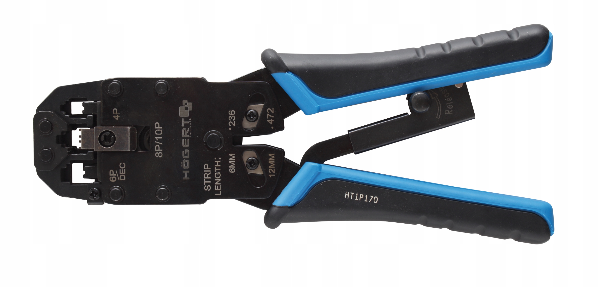 Kleště na krimpování telefonních koncovek Hogert HT1P170
