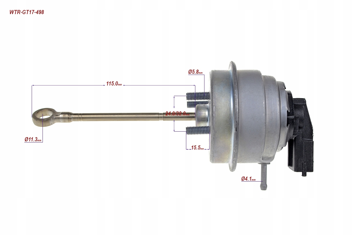 ZAWÓR TURBO 5801930226 FIAT DUCATO 2.3 F1A 110kW Numer katalogowy części WTR-GT17-498