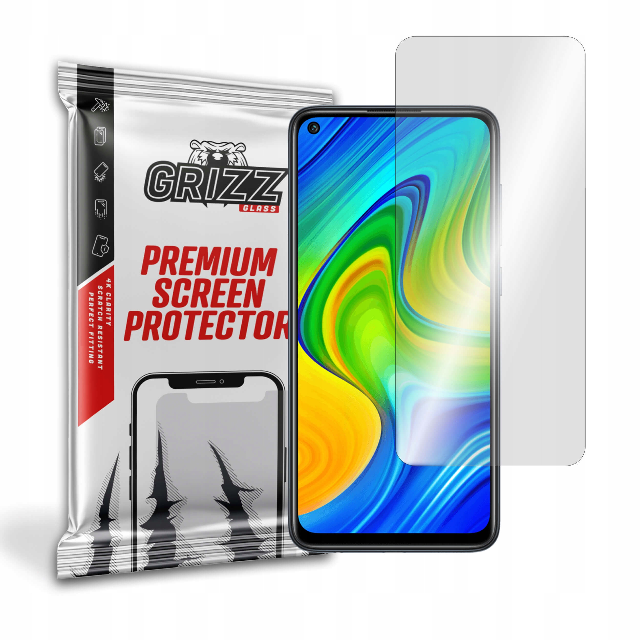 

Szkło hybrydowe na ekran do Xiaomi Redmi Note 9