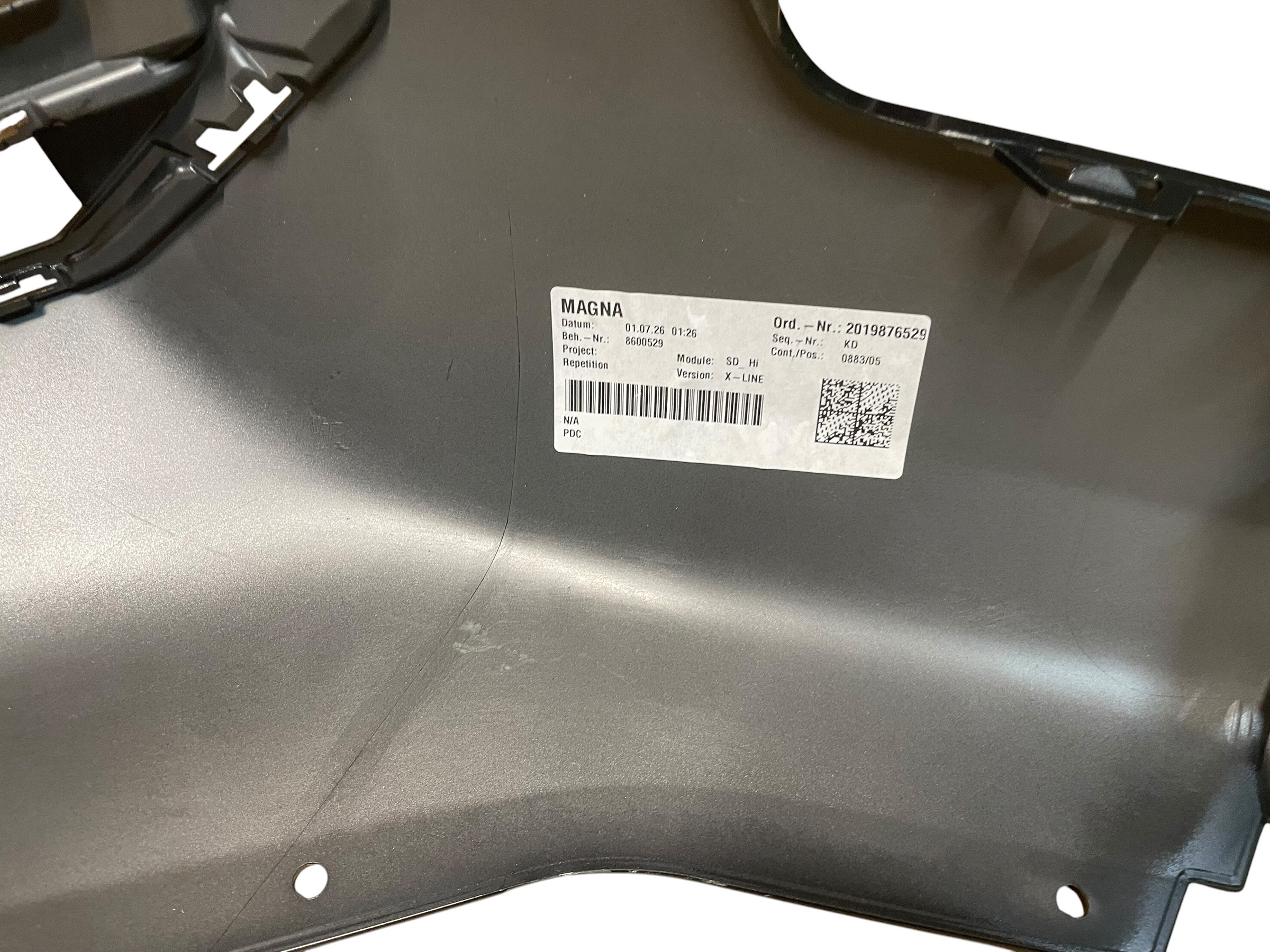 diffusore Paraurti posteriore BMW X1 U11 X-LINE