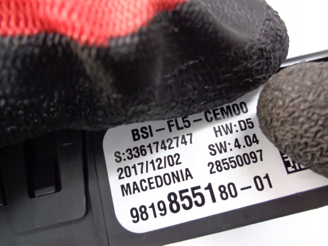 SKRZYNKA MODUŁ BSI PEUGEOT 5008 II 2017- Typ samochodu Samochody osobowe