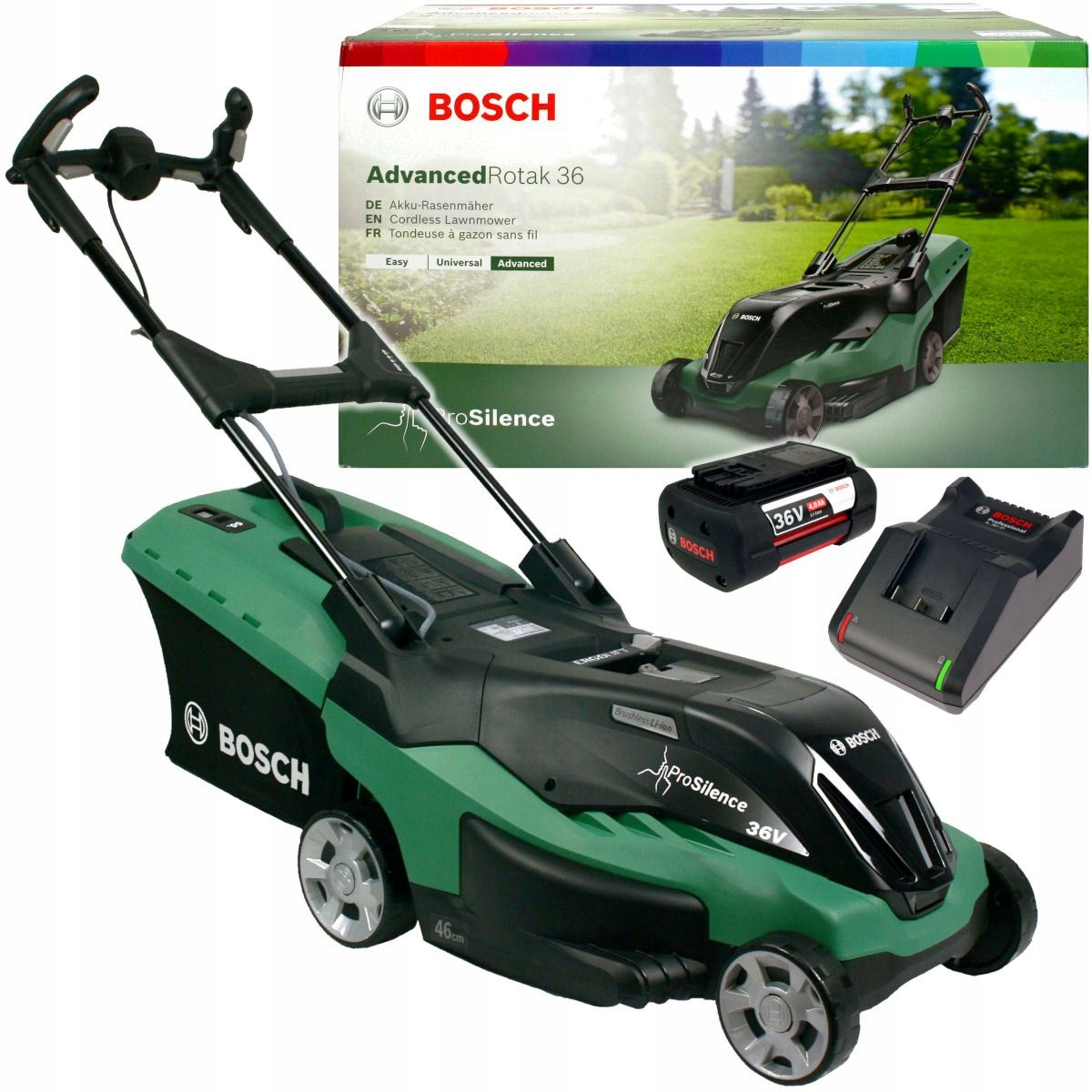 

Kosiarka 36V Advancedrotak 36-850 Bosch 1x6,0Ah