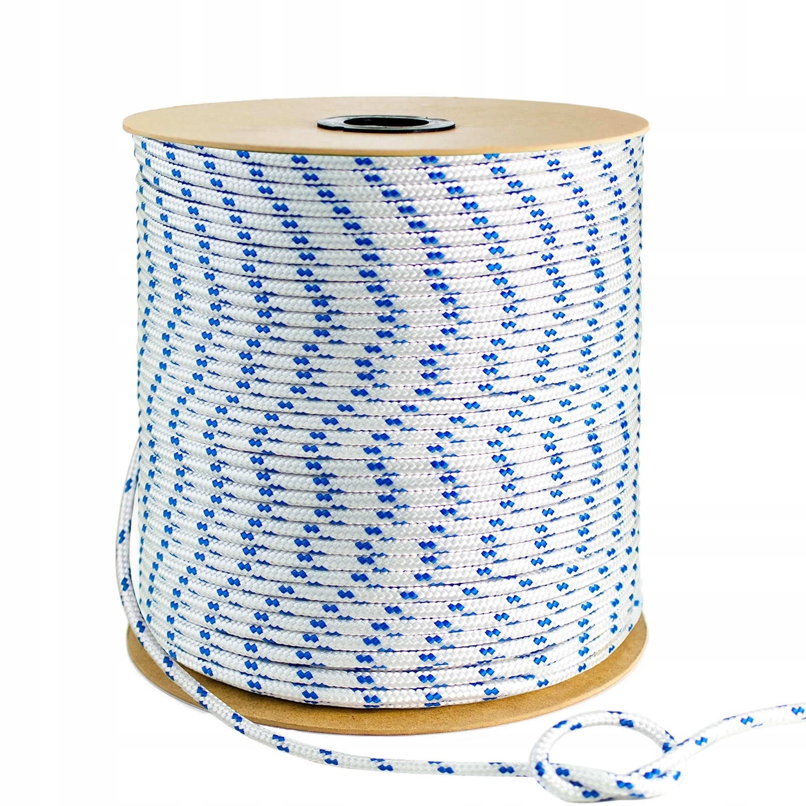 Lina Linka polipropylenowa pleciona żeglarska biała 2mm 5m Model Oplot 16