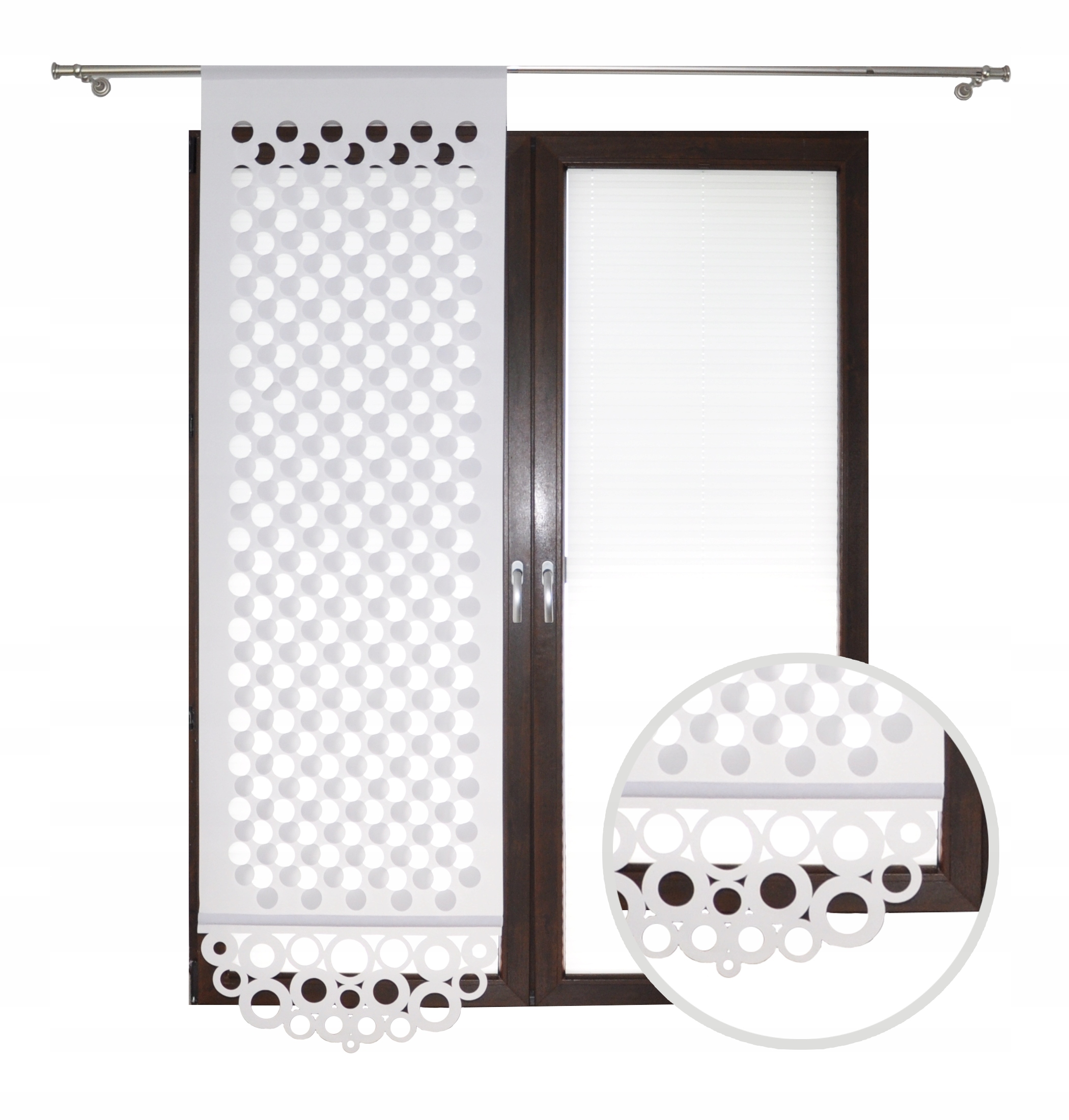 

Panel Balkonowy Firana 3D Wycinany Laserowo