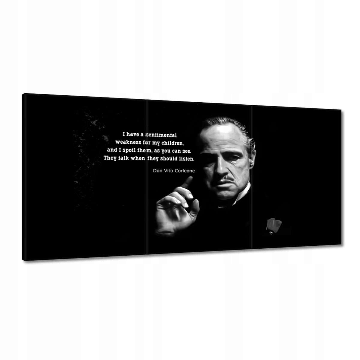 Obrazy 180x90 Citáty z Krstného otca