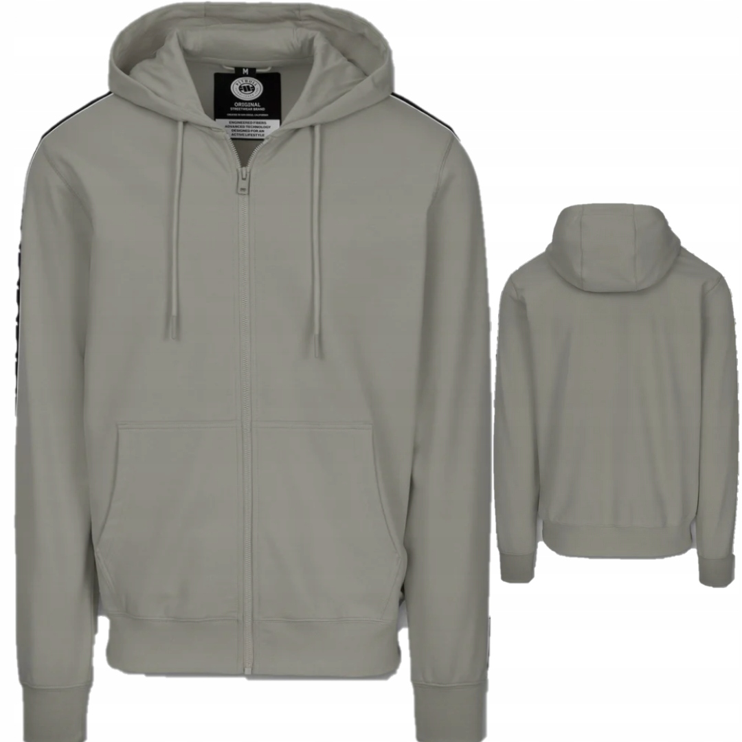 Mikina s kapucí Pitbull West S Kapucí Rozepínací Mikina Nugget, velikost Sage, velikost 3XL