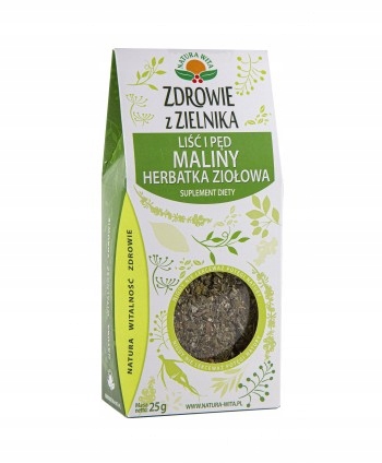 

Herbatka Liść i pęd maliny Malina 25g Natura Wita