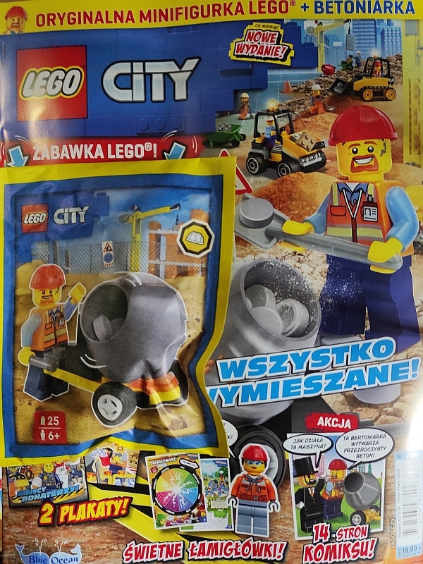 LEGO CITY 3/2024 BETONIARKA + FIGURKA