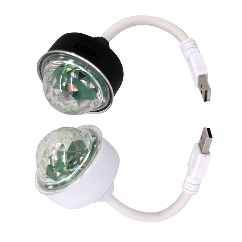 Mini lampka dyskotekowa LED USB, nocny stroboskop Liczba elementów w zestawie 1 szt.