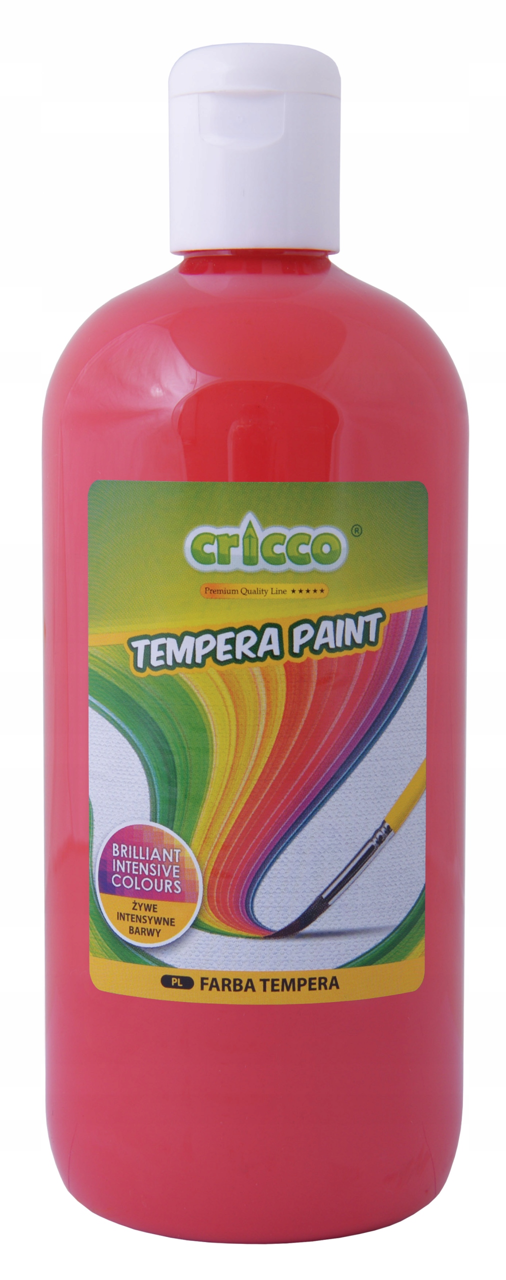 

Farba plakatowa tempera Cricco 500 ML Czerwona