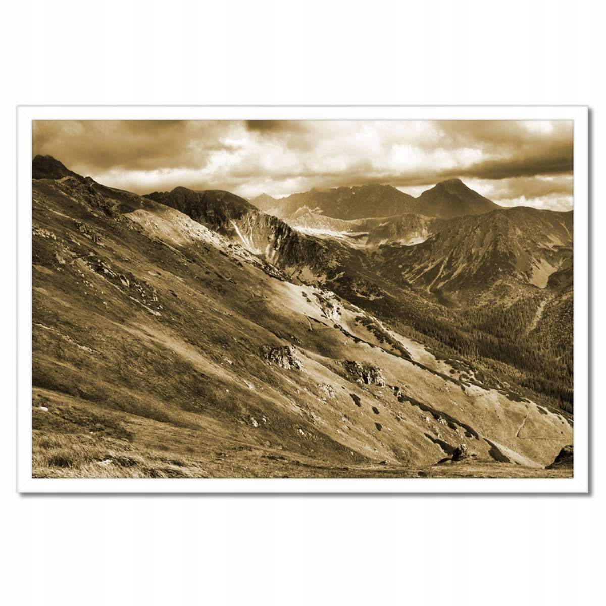 Plakáty v rámu 60x40 Tatry Polské hory Pohled