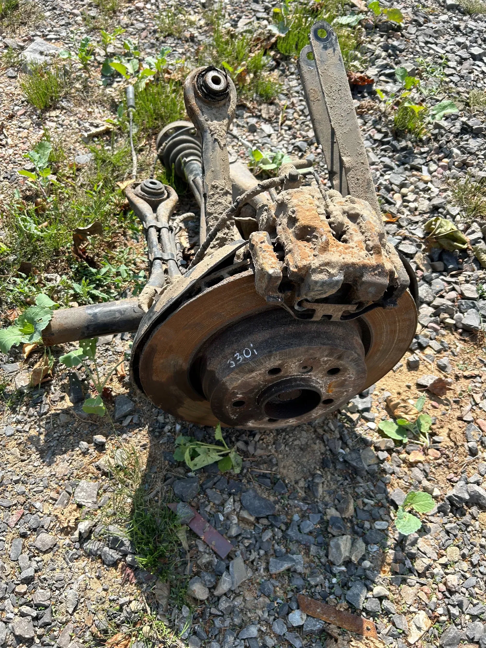 complete sususpension right rear part BMW 3 E90 E91 7527028