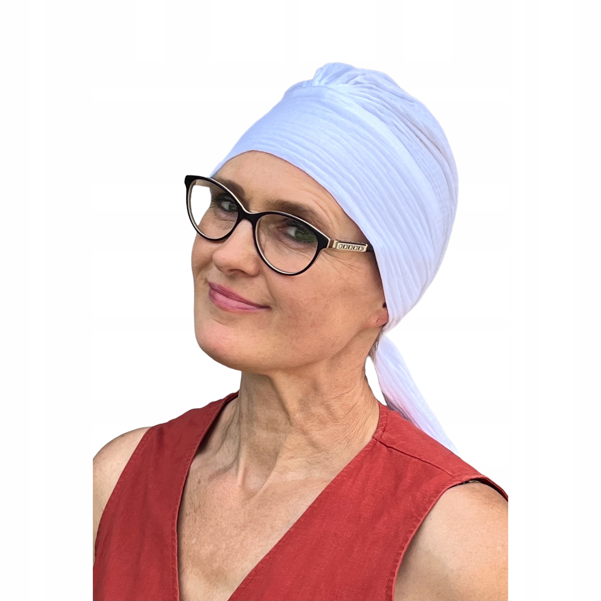 

Turban Tess B-11 muslin chusta na głowę na lato