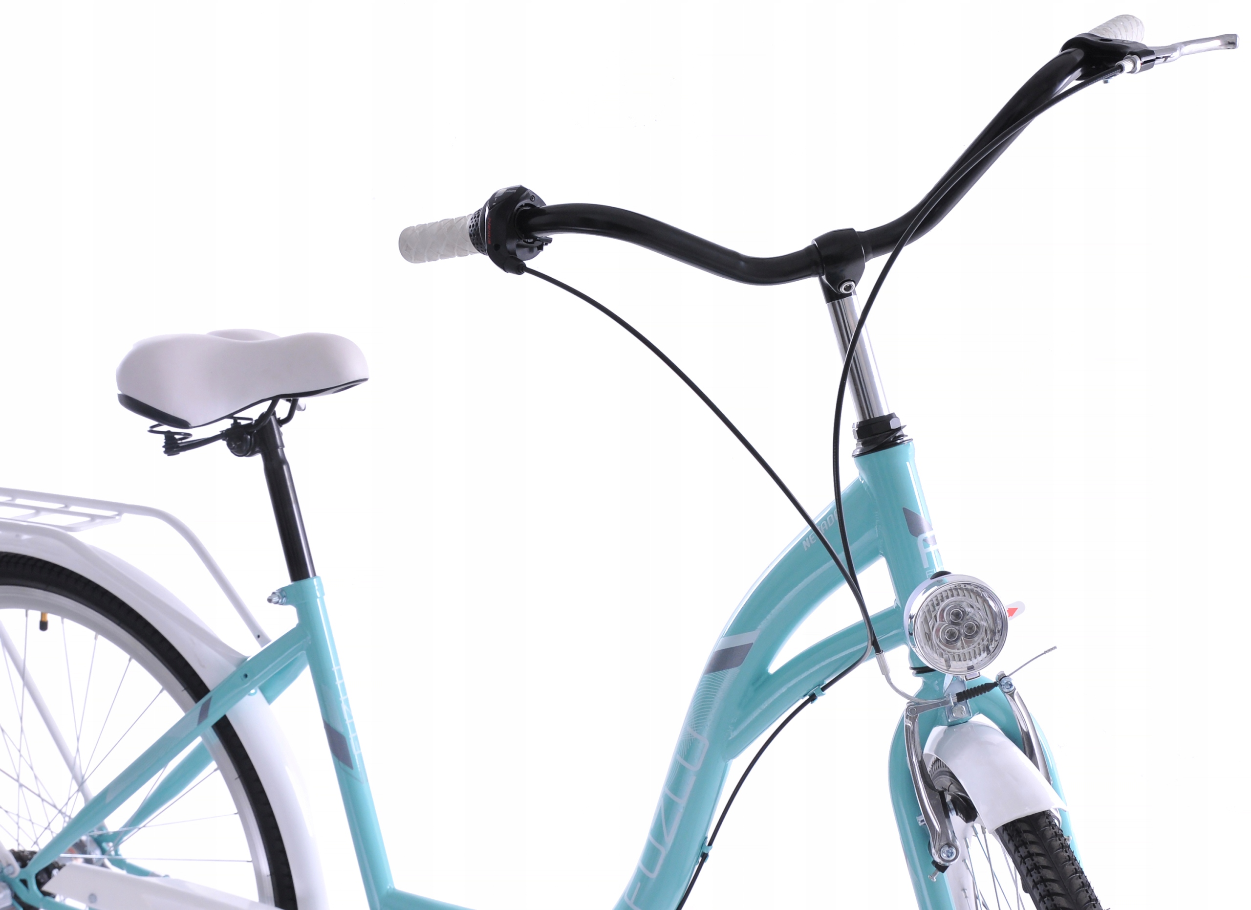 ROWER MIEJSKI 28 DAMSKI DAMKA FUZLU NEVADA 3S KOSZ Kod producenta KK24-S3_K/BW