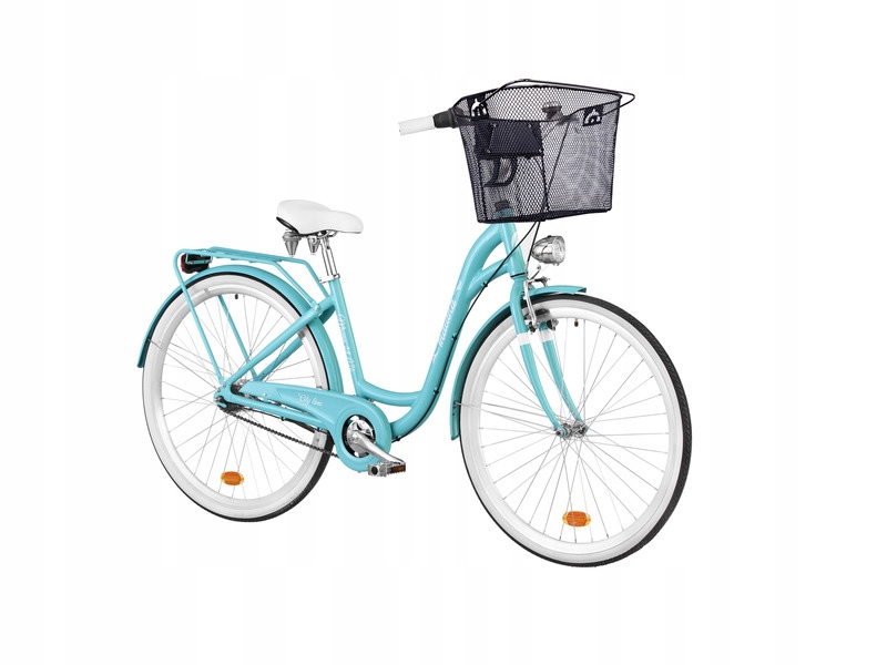 Rower miejski Indiana Moena 28 cali damski Kosz Vögel VKS-105 Stalowy