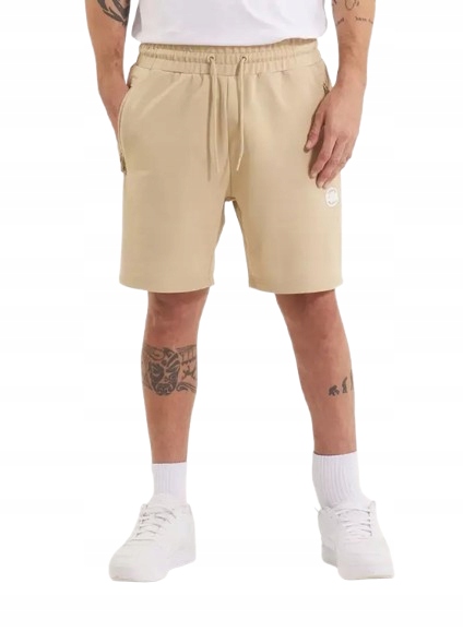 Krátké teplákové Kraťasy Šortky prodyšné Pit Bull Nugget pískové XXL