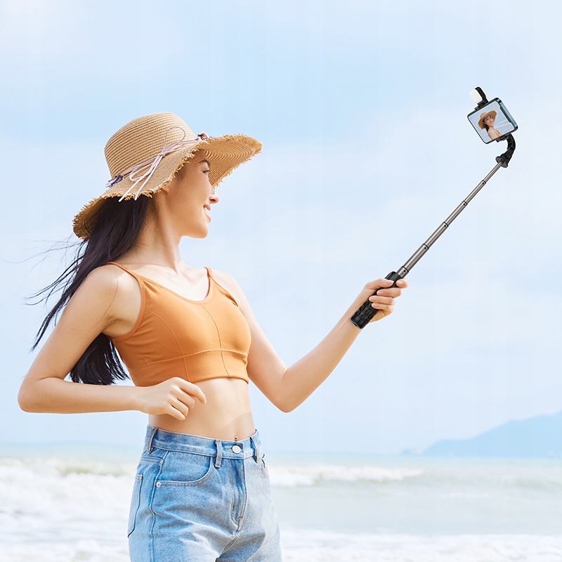Kijek selfie stick do telefonu Mcdodo Tripod statyw Bluetooth czarny Marka Mcdodo