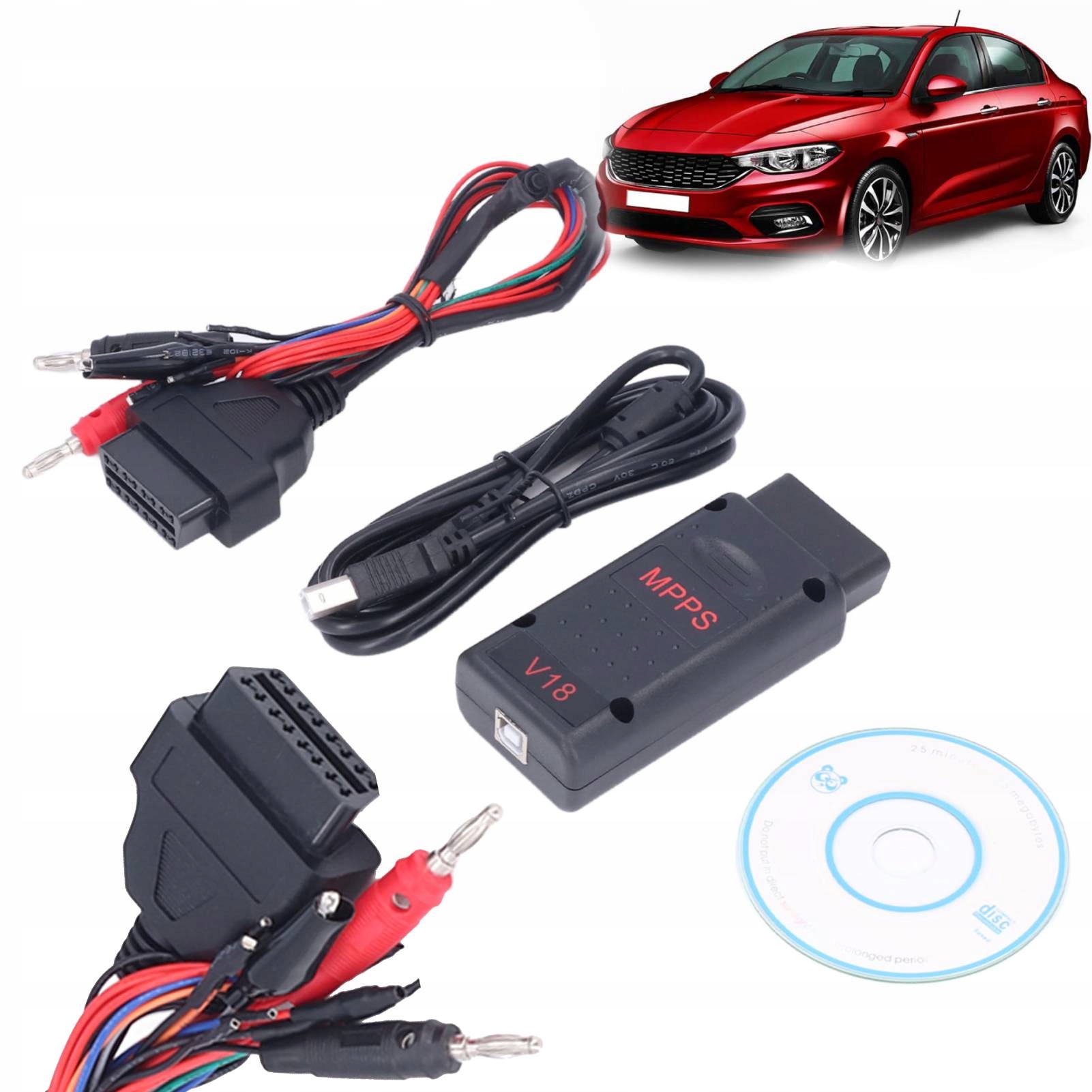 Mpps V18 Car Chip Tuning Ecu Scanner Narzędzie Diagnostyczne Do Fiata Opla