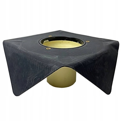 Wpust dachowy prosty 110mm membrana EPDM GALECO