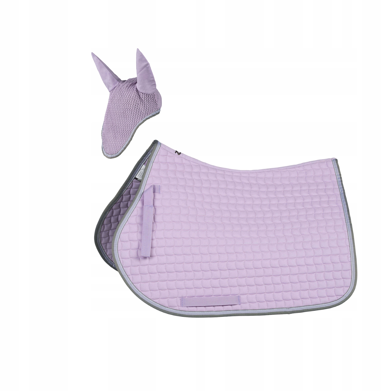 Czaprak wszechstronny i Nauszniki Adepto Horze Full liliowy