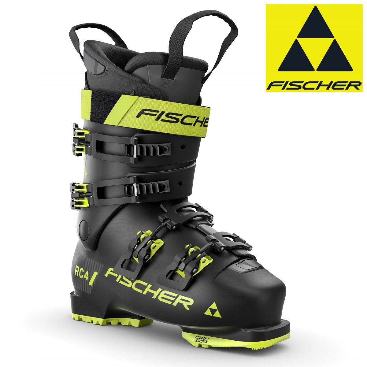 Fischer 2025 Buty Narciarskie RC4 100 Hv X Black/yellow U31523 295mm 45 1/3